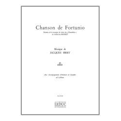 Jacques Ibert: Chanson de Fortunio (Voice & Piano)