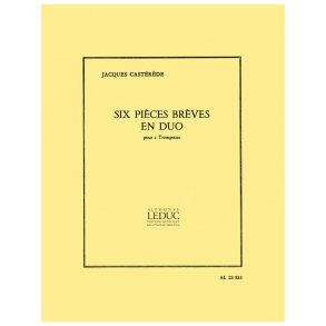 Jacques Castérède: 6 Pièces brèves en Duo (Trumpets 2)