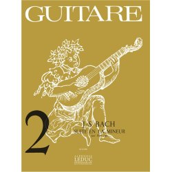 Johann Sebastian Bach: Suite in A minor (coll. Guitare No.2) (Guitar solo)