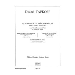 Dimitar Tapkoff: La Grenouille pr&eacute;somptueuse (Trio - Woodwind)