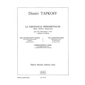 Dimitar Tapkoff: La Grenouille présomptueuse (Trio - Woodwind)