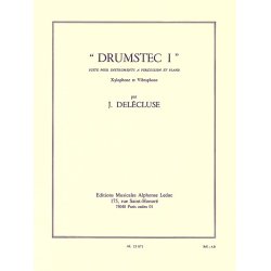 Jacques Del&eacute;cluse: Drumstec 1 (Percussion(s) & Piano)