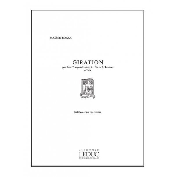 Bozza Eugene Giration Brass Ensemble Score/Parts