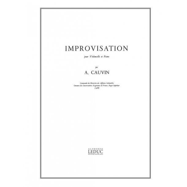 Philippe Cauvin: Improvisation (Cello & Piano)