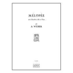 Alain Weber: M&eacute;lop&eacute;e (Saxophone-Alto & Piano)