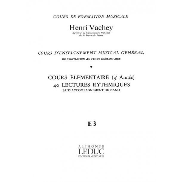 Vachey Cours Enseignt Musical General 3eme Elem Rythmiques Cle Sol E3