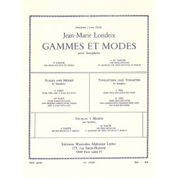 Jean-Marie Londeix: Gammes et M&ocirc;des Vol.2 (Saxophone solo)