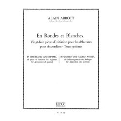 Abbott En Rondes Et Blanches Accordion Book