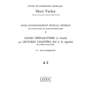 Vachey Cours Enseignt Musical General 2eme Annee Prep Deb S Ac A2 Book