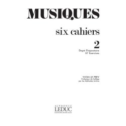 Le Prev Musiques Volume 2 Preparatoire 67 Exercices Book