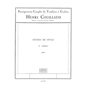 Henri Couillaud: Etudes de Style d'après Bordogni Vol.1 (Trombone solo)