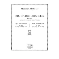 Maxime-Alphonse: 10 Etudes nouvelles (Horn solo)
