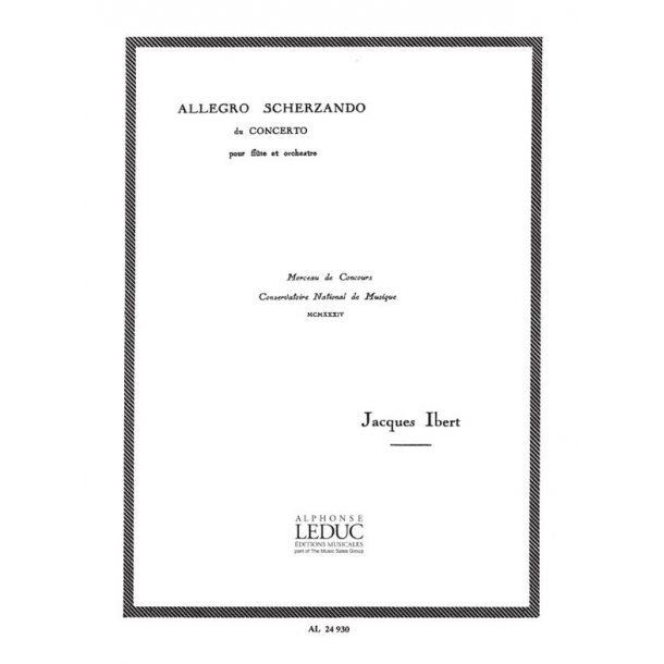 Jacques Ibert: Allegro scherzando (Flute & Piano)