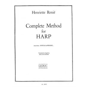 Renie Henriette Methode De Harpe Volume 2 Harp Book English