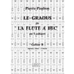 Pierre Paubon: Le Gradus de la Fl&ucirc;te &agrave; Bec Vol.B (sop/ten) (Recorder solo)