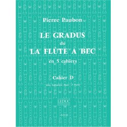Pierre Paubon: Le Gradus de la Fl&ucirc;te &agrave; Bec Vol.D (alto/sopranino/bass) (Recorder solo)