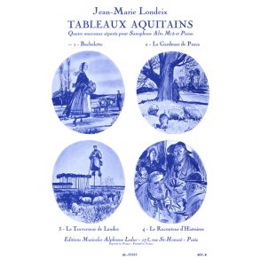 Jean-Marie Londeix: Tableaux aquitains No.1: Bachelette (Saxophone-Alto & Piano)