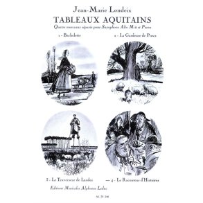 Jean-Marie Londeix: Tableaux aquitains No.4: Le Raconteur d'Histoires (Saxophone-Alto & Piano)