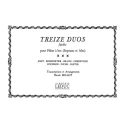 Nicole Millot: 13 Duos faciles (Recorders 2)
