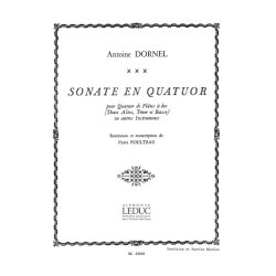 Louis-Antoine Dornel: Sonate en Quatuor (Recorders 4)