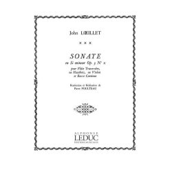John Loeillet: Sonate Op.3, No.10 in B minor (Flute & Continuo)