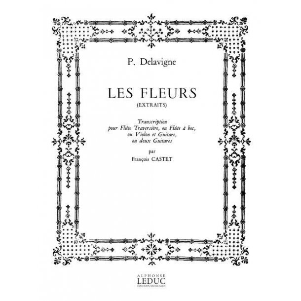 Philibert de la Vigne: Les Fleurs (Flute & Guitar)