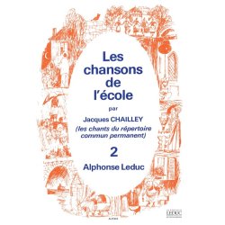 Chailley Chansons De L'ecole Vol 2 Voice Or Recorder & Percussion Bk