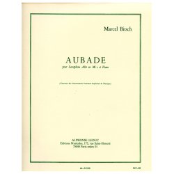 Marcel Bitsch: Aubade (Saxophone-Alto & Piano)