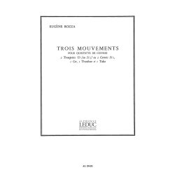 Eug&egrave;ne Bozza: 3 Mouvements (Quintet-Brass)