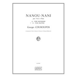 Georges Couroupos: Nanou-Nani (high) (Voice & Piano)