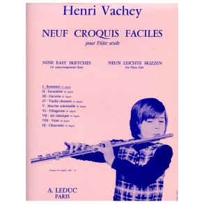 Henri Vachey: Romance (Flute solo)
