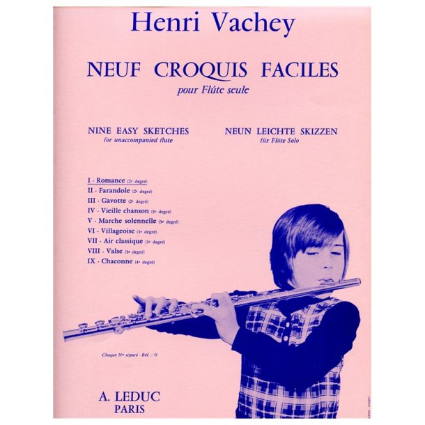 Henri Vachey: Romance (Flute solo)