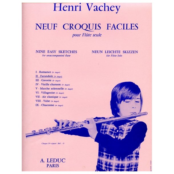 Henri Vachey: Farandole (Flute solo)