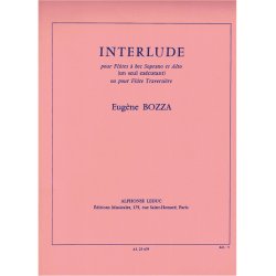 Eug&egrave;ne Bozza: Interlude (Flute solo)