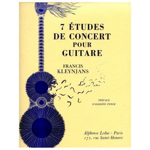 Francis Kleynjans: 7 Etudes de Concert (Guitar solo)