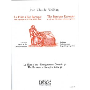 Jean-Claude Veilhan: La Flûte à Bec Vol.3 (Recorder solo)