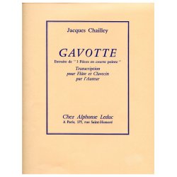Jacques Chailley: Gavotte (Flute & Harpsichord)