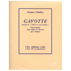 Jacques Chailley: Gavotte (Flute & Harpsichord)