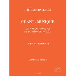 Ribiere Chant Musique Elementaire 1ere Annee Du Maitre Vol 2 Vce Bk