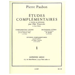 Pierre Paubon: Etudes compl&eacute;mentaires Vol.1 (Flute solo)