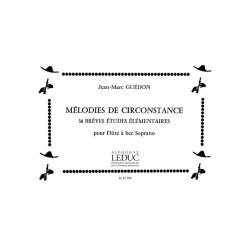 Henri Gu&eacute;don: M&eacute;lodies de Circonstance (sop) (Recorder solo)