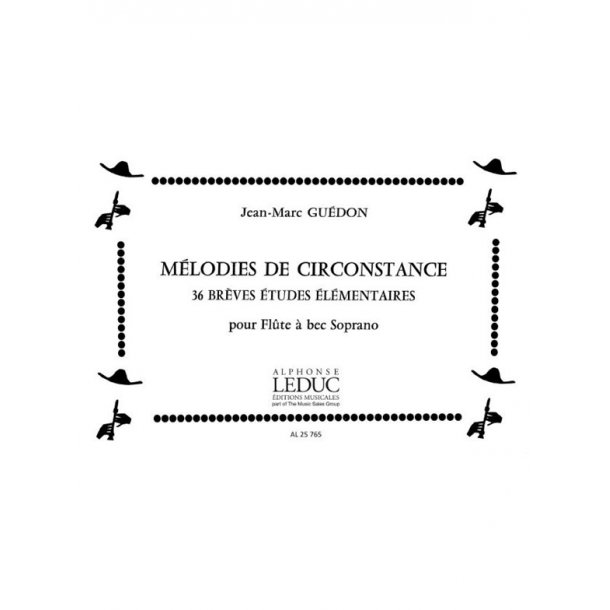 Henri Gu&eacute;don: M&eacute;lodies de Circonstance (sop) (Recorder solo)