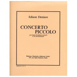 Edison Denisov: Concerto piccolo (Saxophone & Percussion)