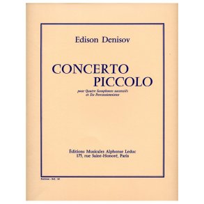 Edison Denisov: Concerto piccolo (Saxophone & Percussion)