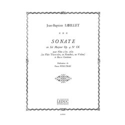 Jean-Baptiste Loeillet de Gand: Sonate Op.4, No.9 in G major (Flute & Continuo)