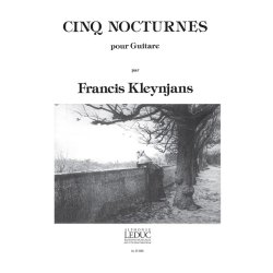 Francis Kleynjans: 5 Nocturnes (Guitar solo)
