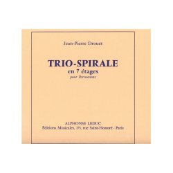 Jean-Pierre Drou&euml;t: Trio-Spirale, en 7 Etages (Parts D - E2) (Percussion Ensemble)