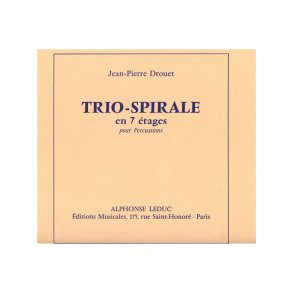 Jean-Pierre Drouët: Trio-Spirale, en 7 Etages (Parts D - E2) (Percussion Ensemble)