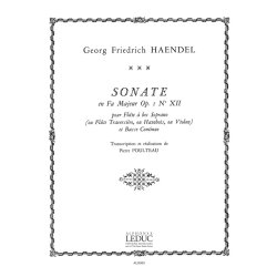Georg Friedrich Handel: Sonata Op.1, No.12 in F major (Recorder & Continuo)