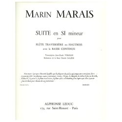 Marin Marais: Suite in B minor (Flute & Continuo)